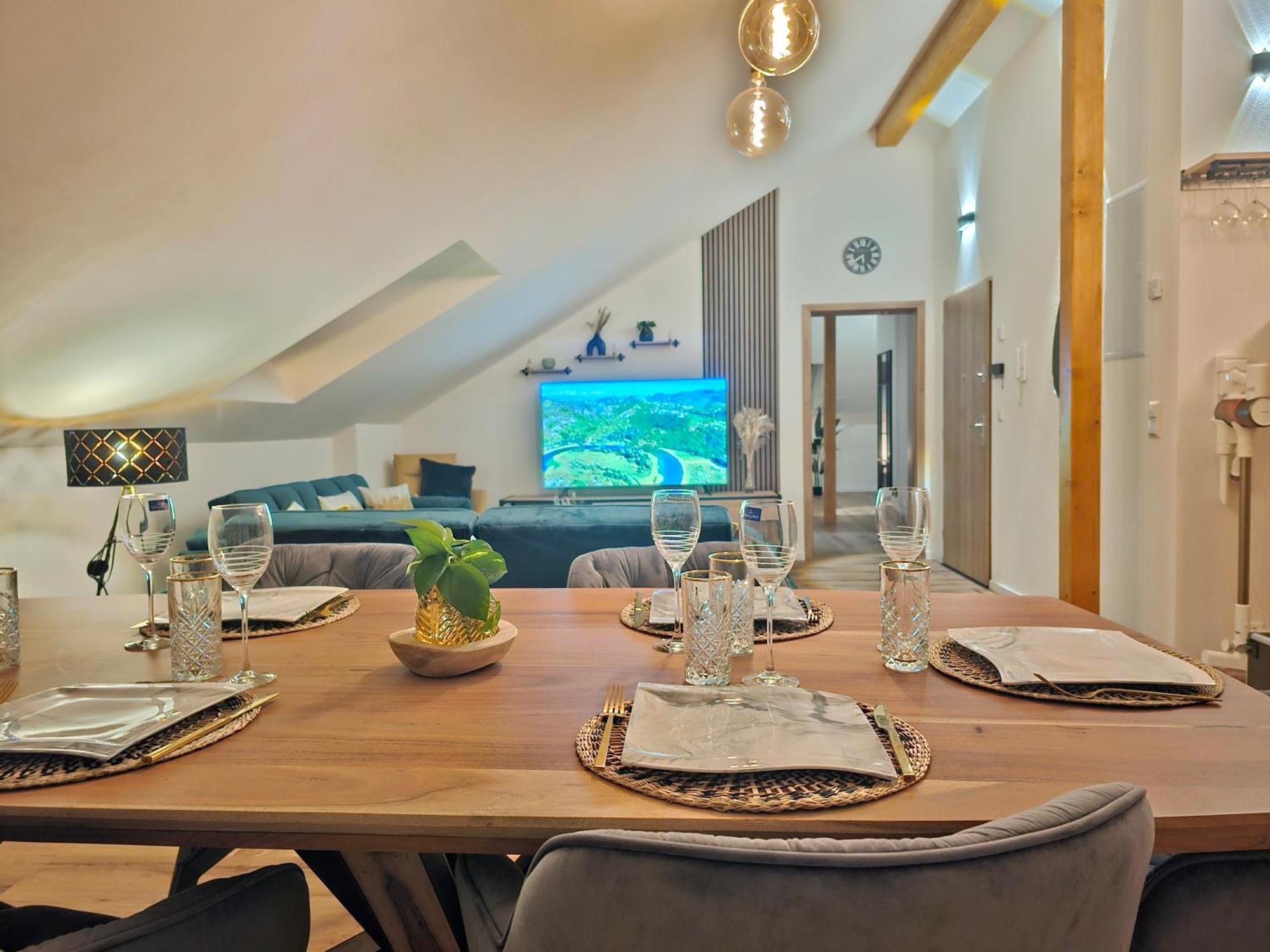 Design-Penthouse I 90Qm I Europapark 20 Min I Boxspring I Nespresso I Parking Apartment ลาร์ ภายนอก รูปภาพ